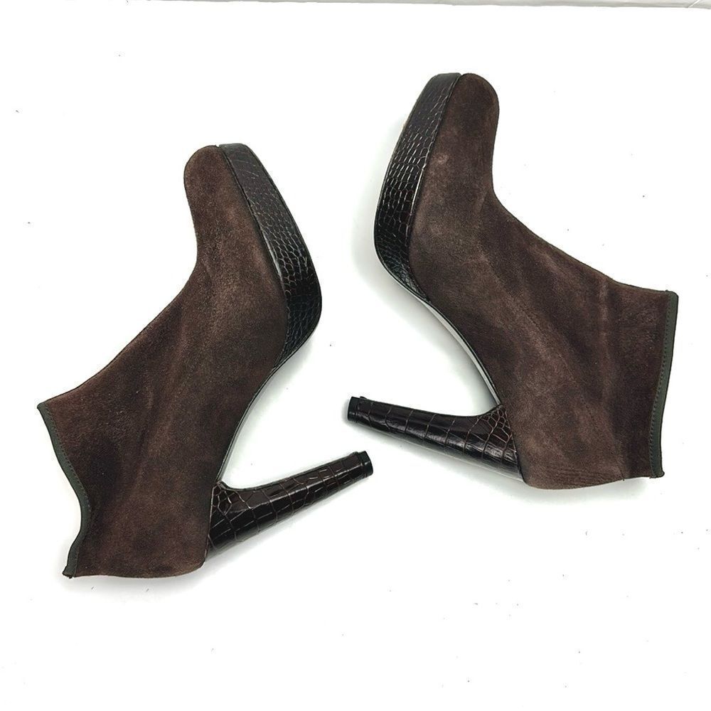 Stuart Weitzman Sockemup Platform Bootie High Hee… - image 5